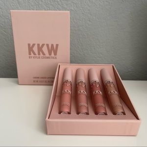 NIB Kylie Cosmetics x KKW lipgloss set of 4